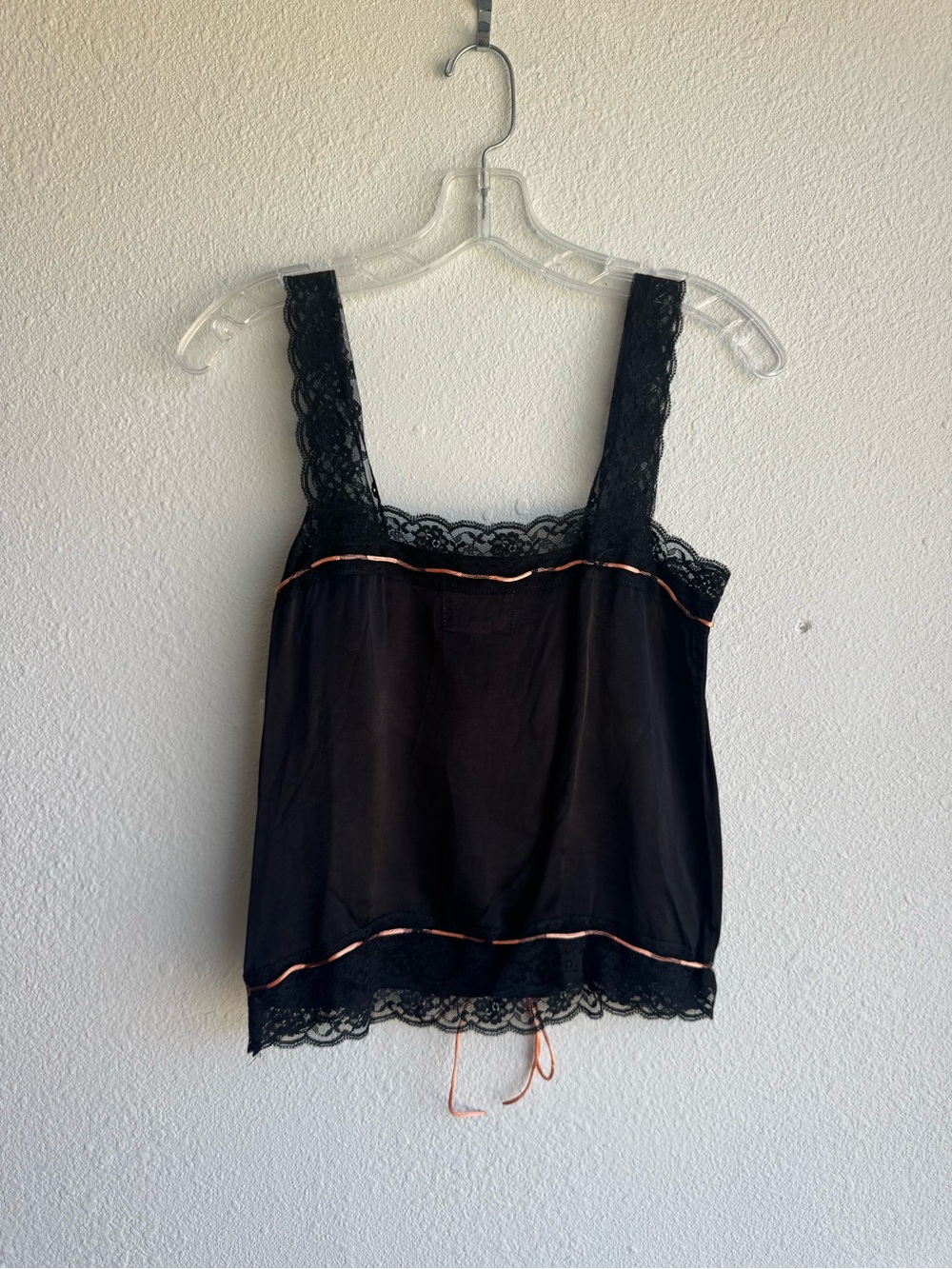 Rouje Paris Black Nora Lace Cami Tank Top size 2 - Picture 4 of 6
